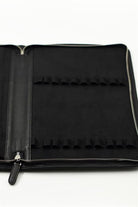 Carens-Hakiki Deri 40lı Kalem çantası Siyah K40 6-Kalem Çantası-4-Milagron.com