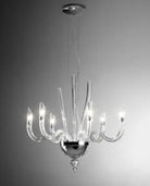 Alnayr Avi̇ze 6L Krom Şeffaf Ø80X82 Cm G9 6X40W