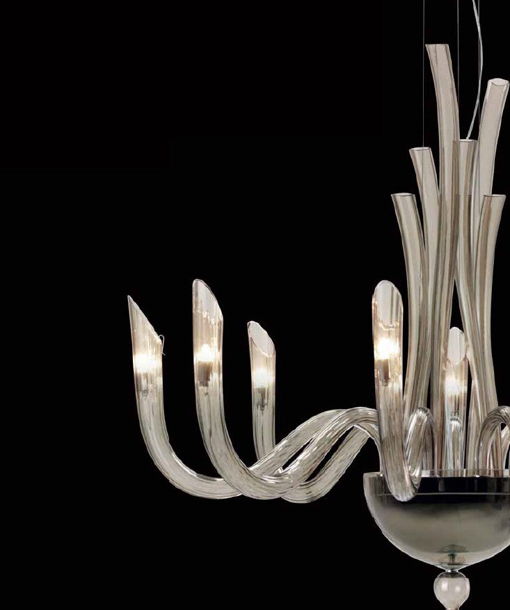 Alnayr Avi̇ze 9L Krom-Füme Ø125X110 Cm G9 9X40W