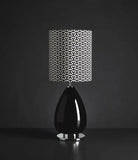 Valentina Abajur 1L Si̇yah Ø30X77 Cm E27 1X60W - 0