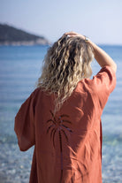 Carryberry-Tarçın Keten Uzun Kimono-Kimono-2-Milagron.com