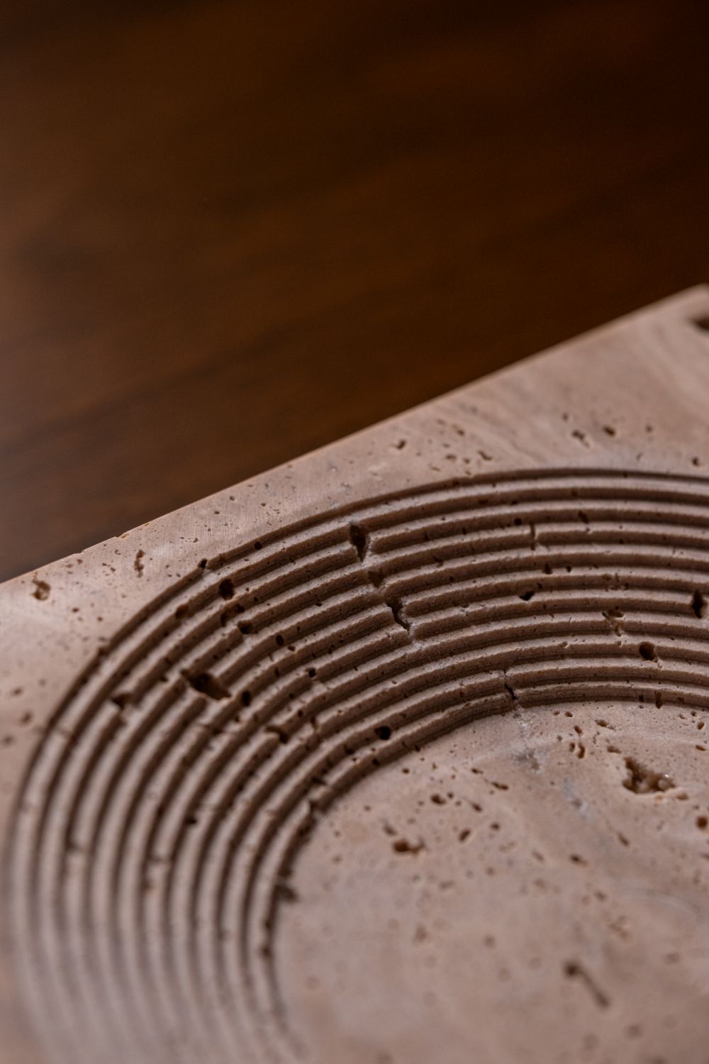 Doğal Traverten Dekoratif Obje | Modern İç Mekân Aksesuarı - 9