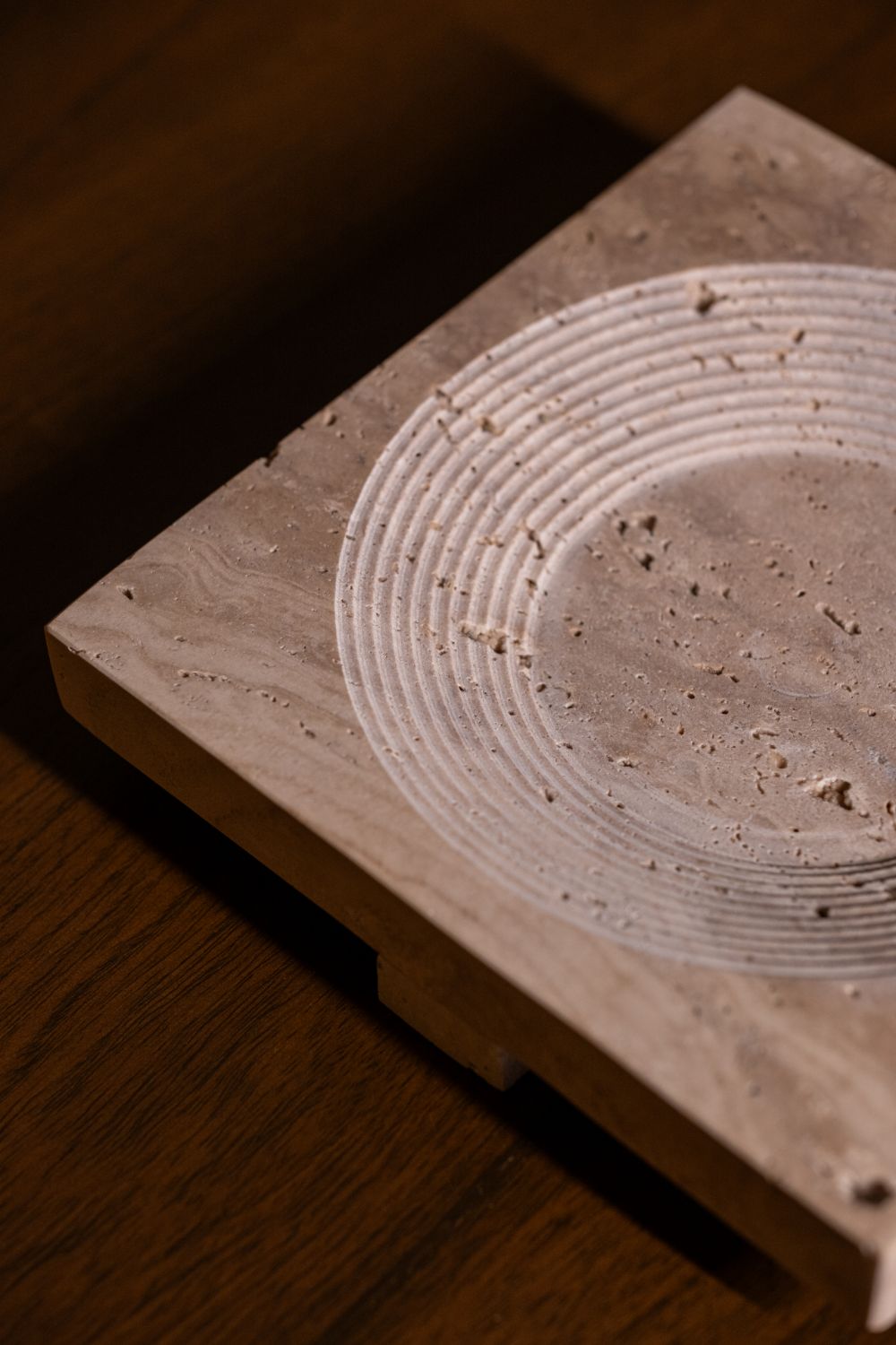 Doğal Traverten Dekoratif Obje | Modern İç Mekân Aksesuarı - 7