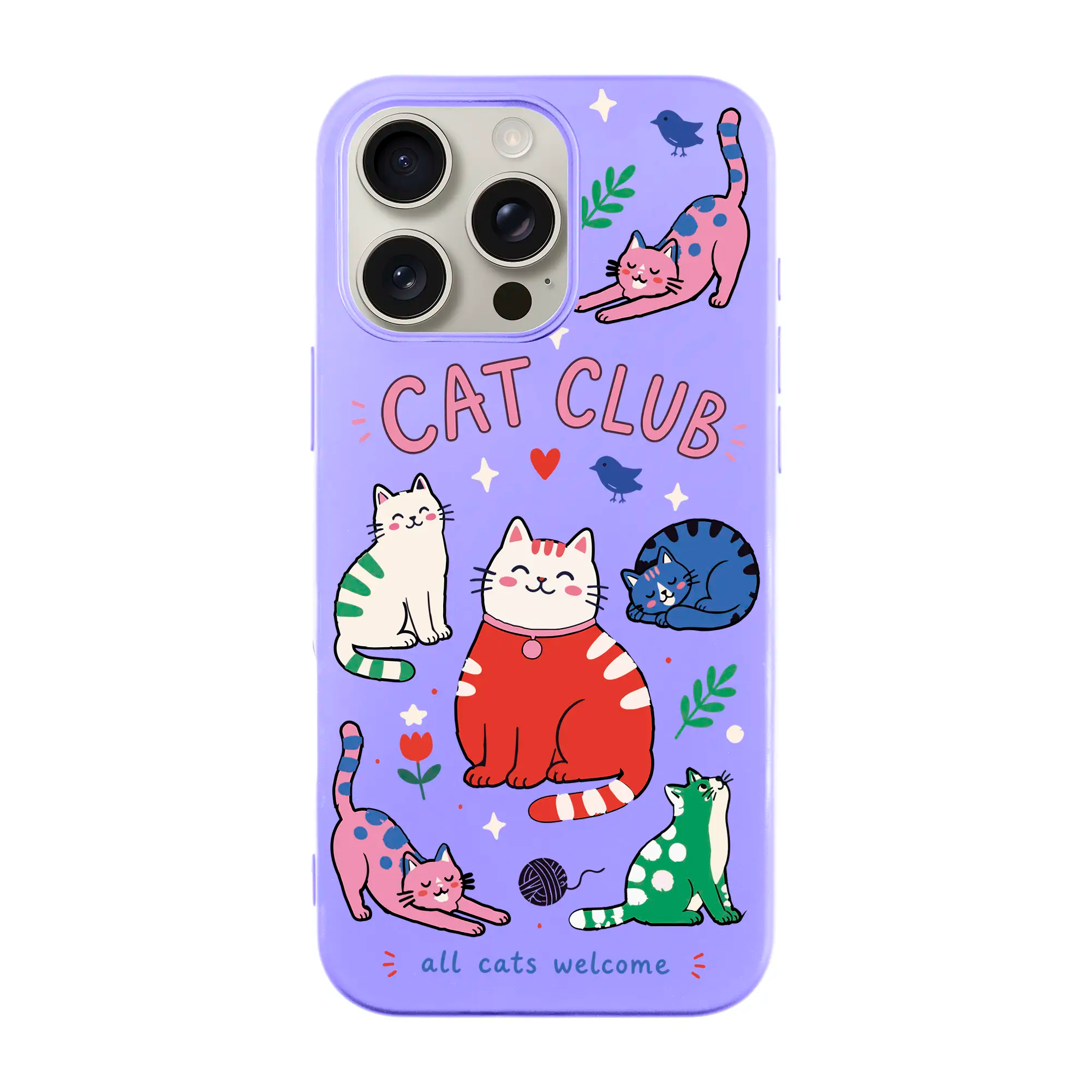 Cat Club-Ultra Silikon Kılıf-Iphone 15 Plus