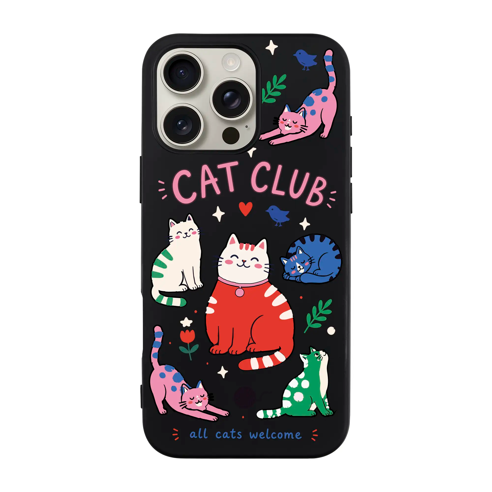 Cat Club-Ultra Silikon Kılıf-Iphone 16 Plus