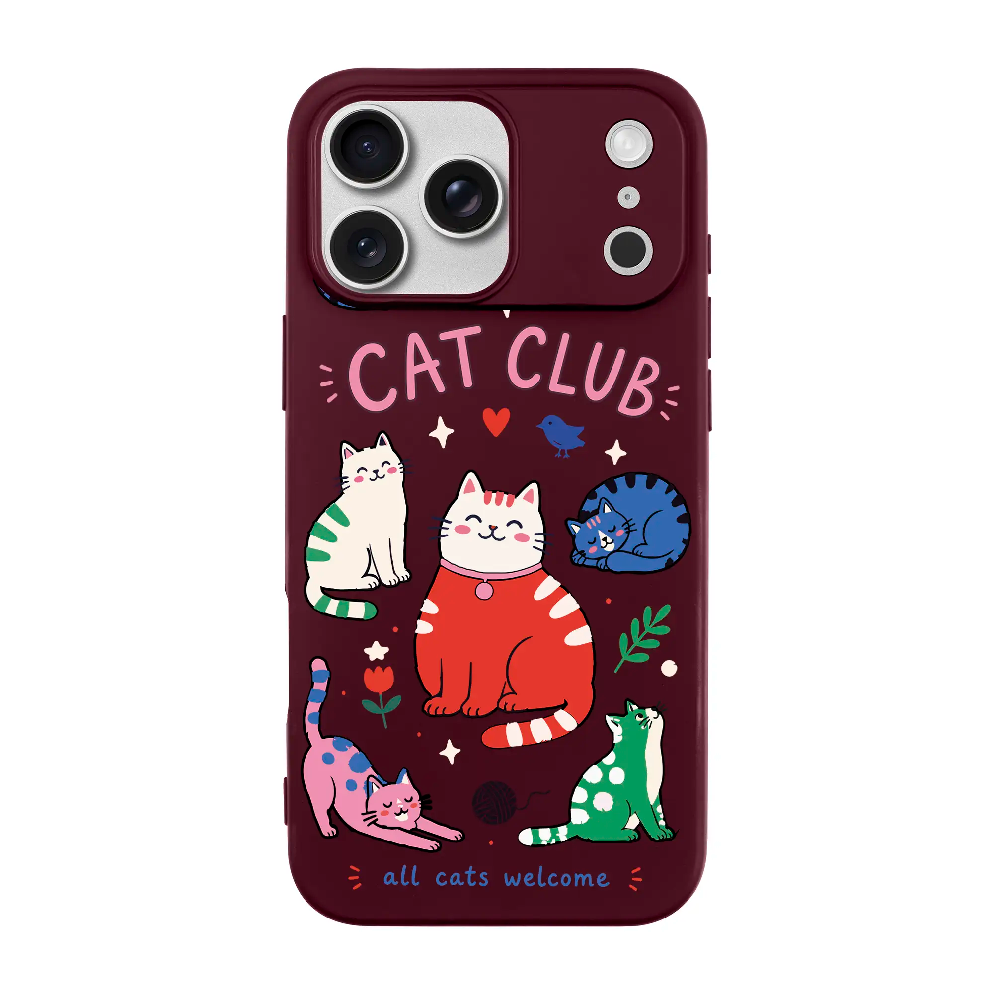 Cat Club-Ultra Silikon Kılıf-Iphone 17 Pro Max