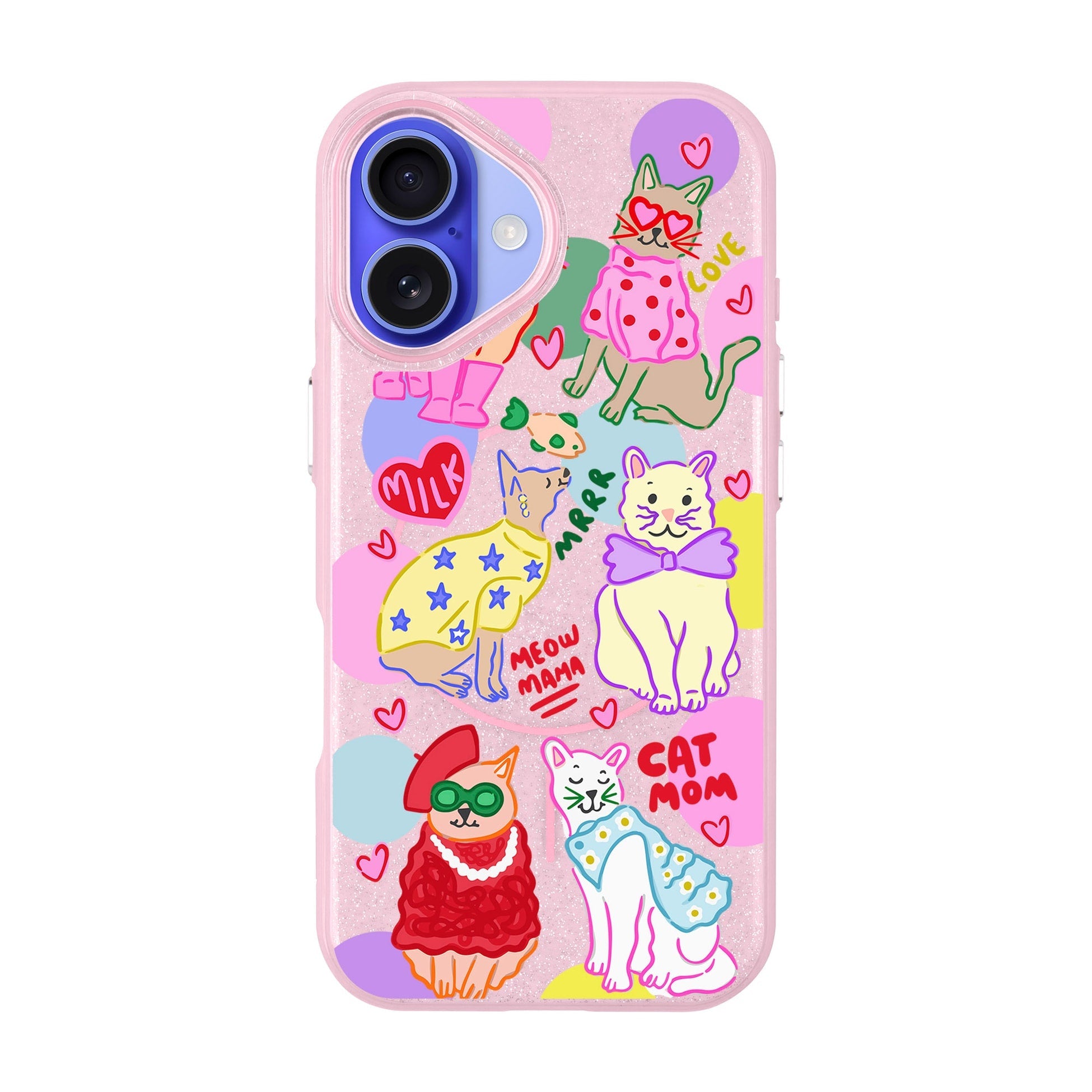 Cat Mom-Radiant Kılıf Magsafe Özellikli - Iphone 16