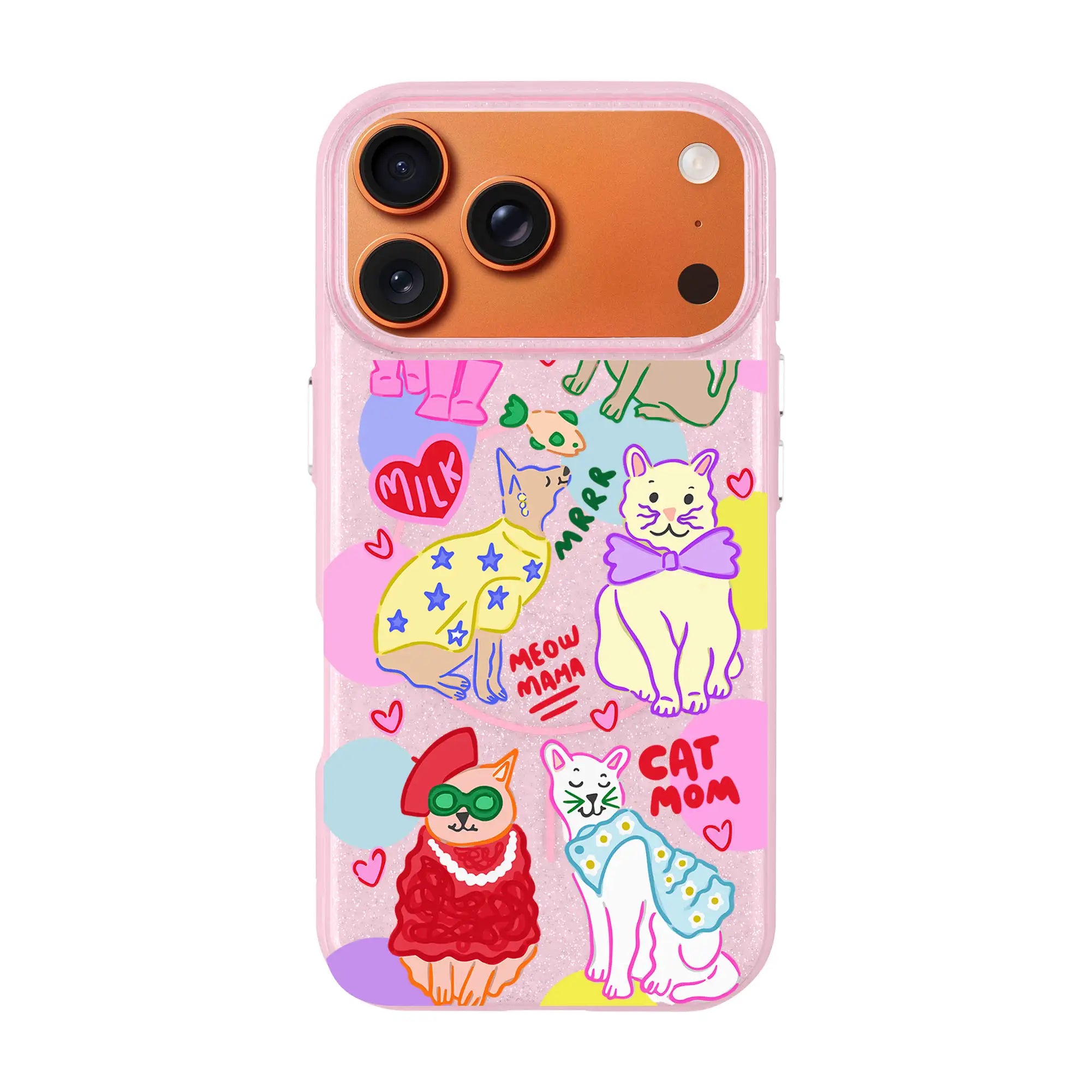 Cat Mom-Radiant Kılıf Magsafe Özellikli - Iphone 17