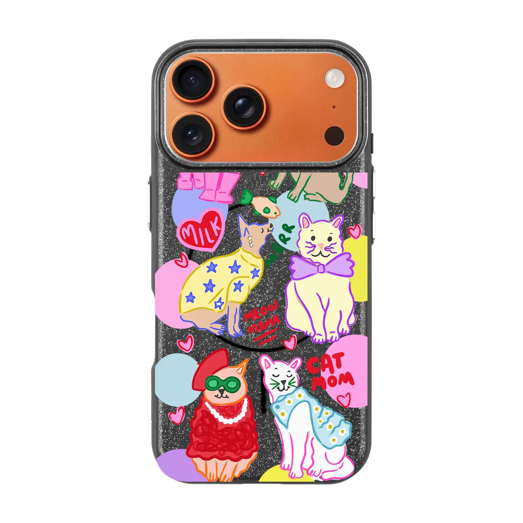 Cat Mom-Radiant Kılıf Magsafe Özellikli - Iphone 17