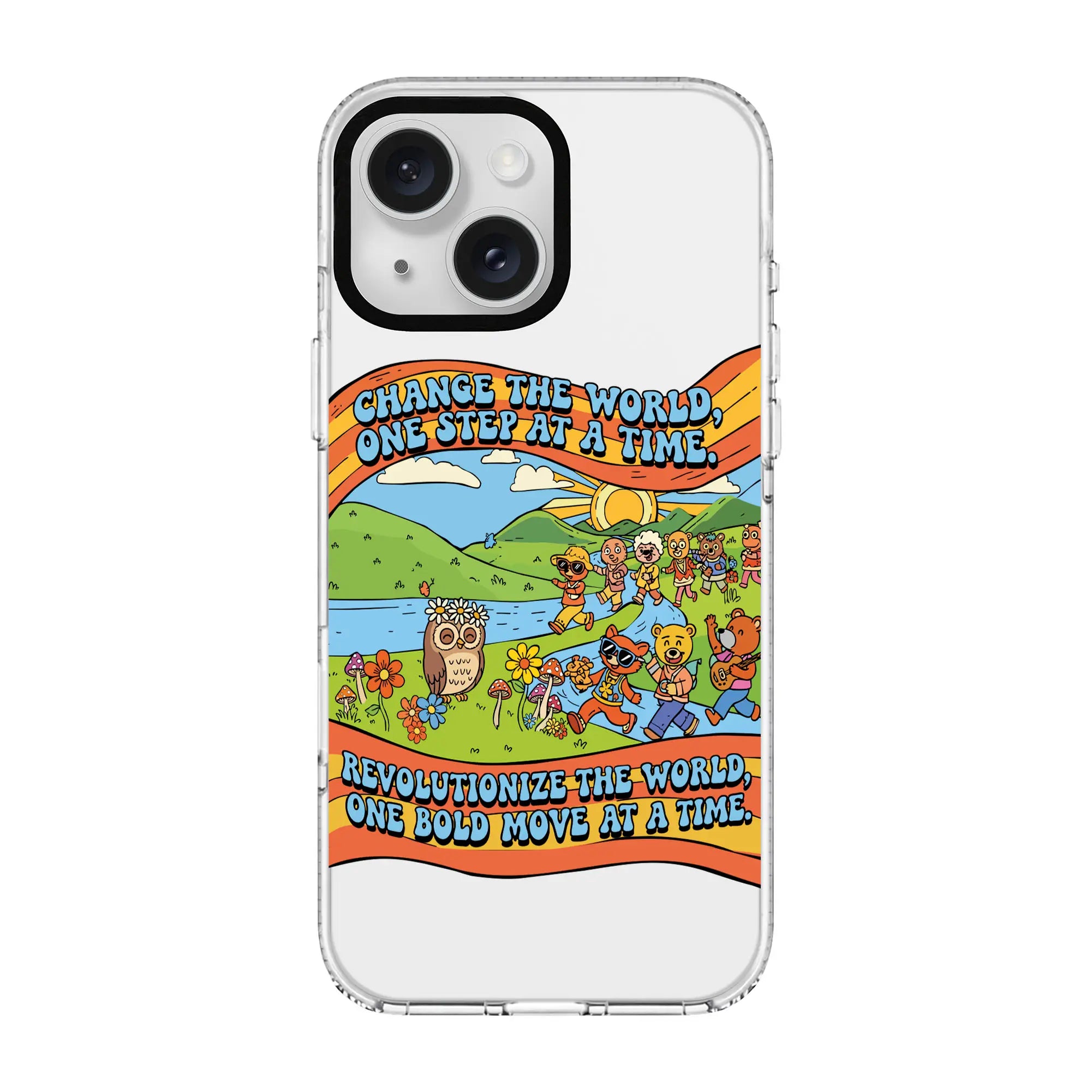 Change The World-Clear Kılıf Magsafe Özellikli - Iphone 15