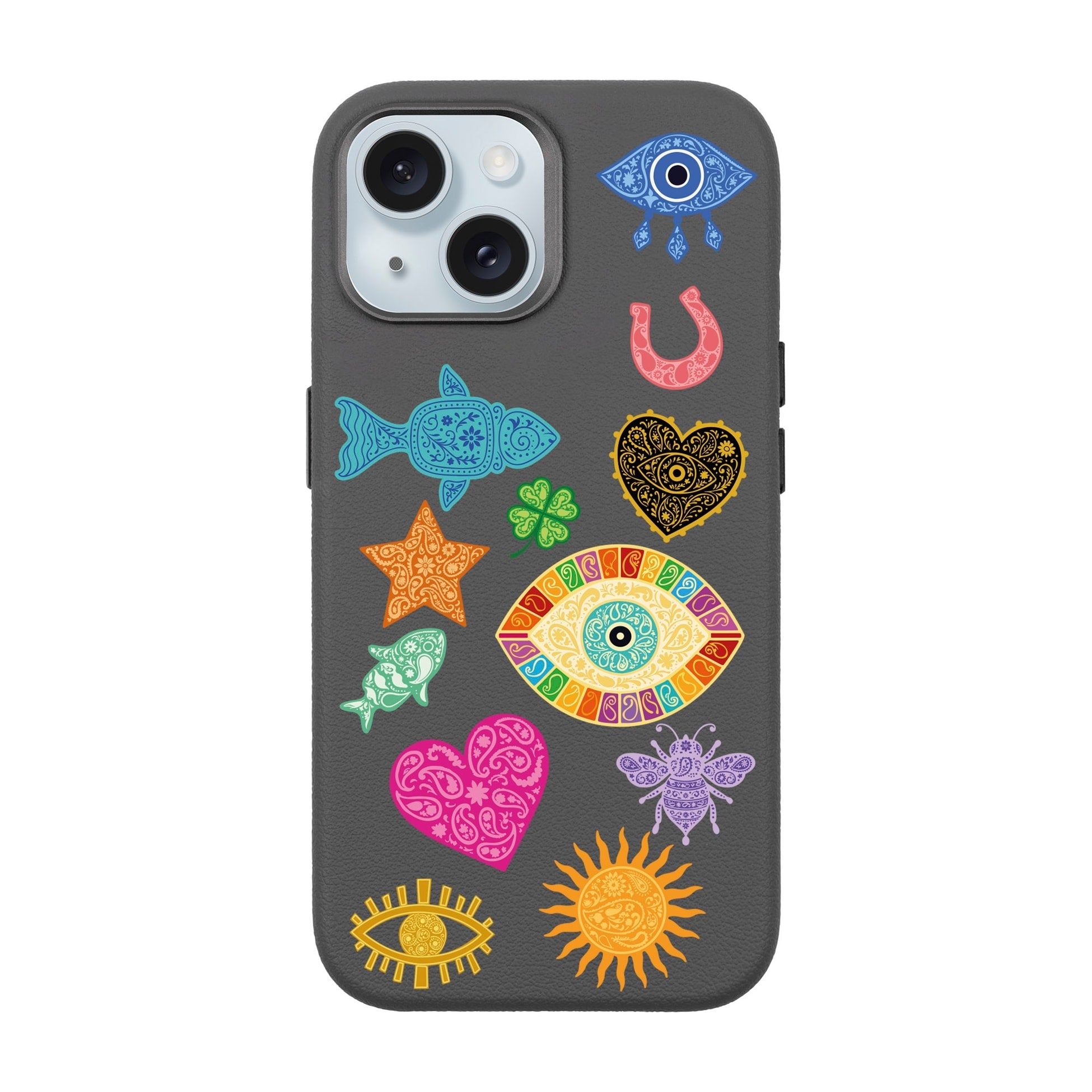 Charms By Berrin Özkan-Leather Premium Kılıf Magsafe Özellikli - Iphone 15