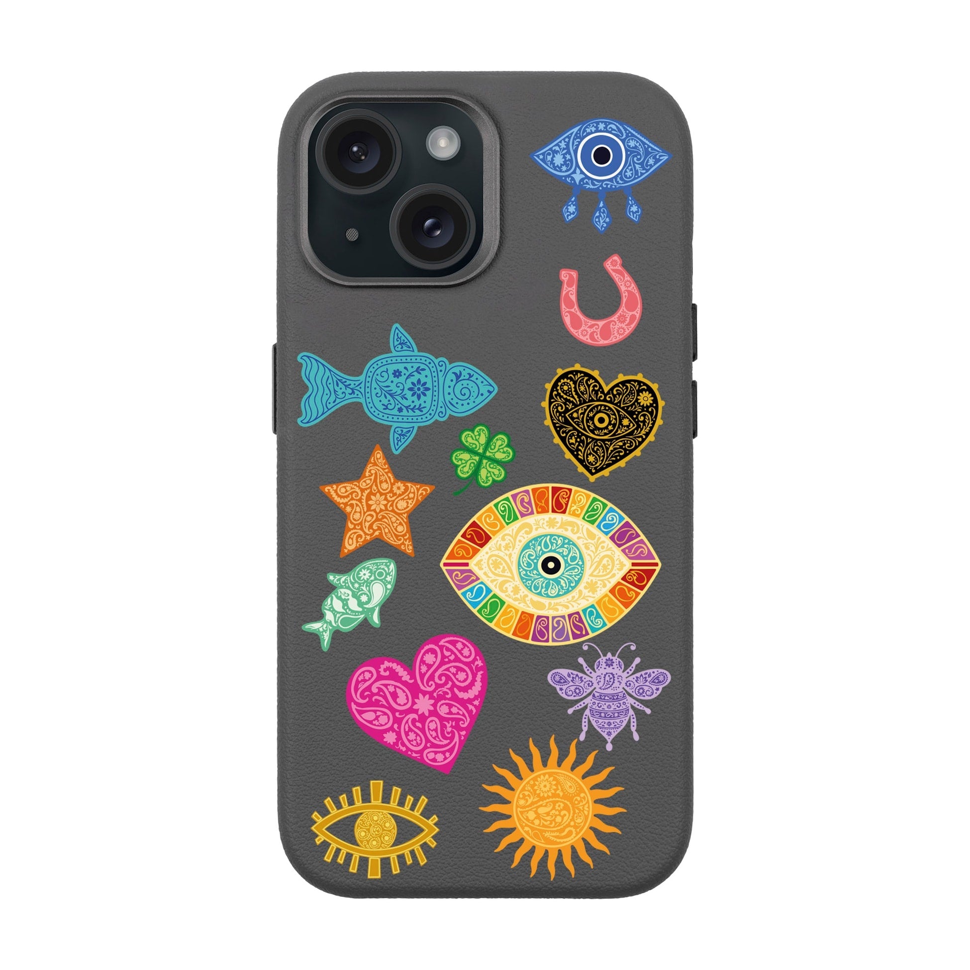 Charms By Berrin Özkan-Leather Premium Kılıf Magsafe Özellikli - Iphone 15