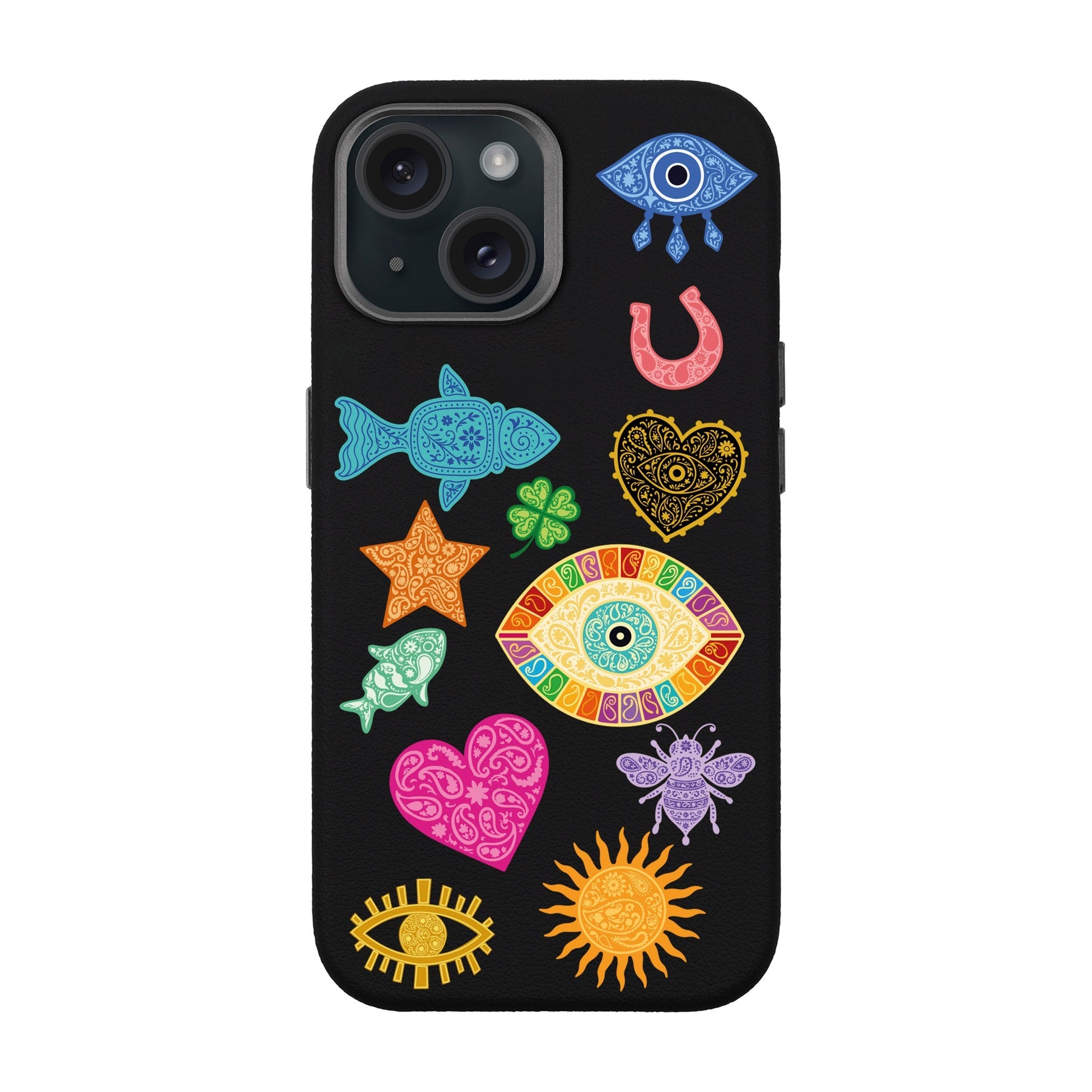 Charms By Berrin Özkan-Leather Premium Kılıf Magsafe Özellikli - Iphone 15