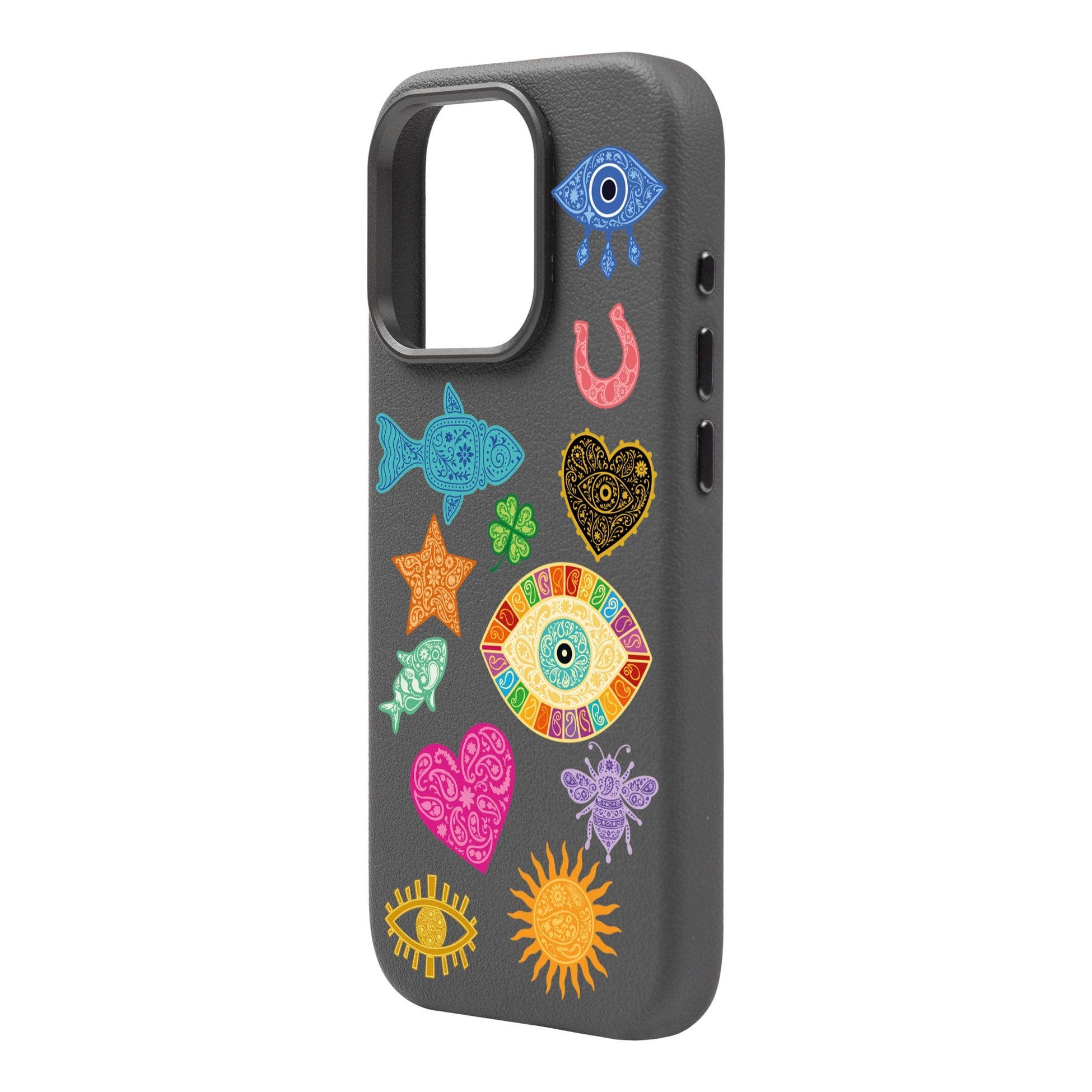 Charms By Berrin Özkan-Leather Premium Kılıf Magsafe Özellikli - Iphone 16 Pro Max