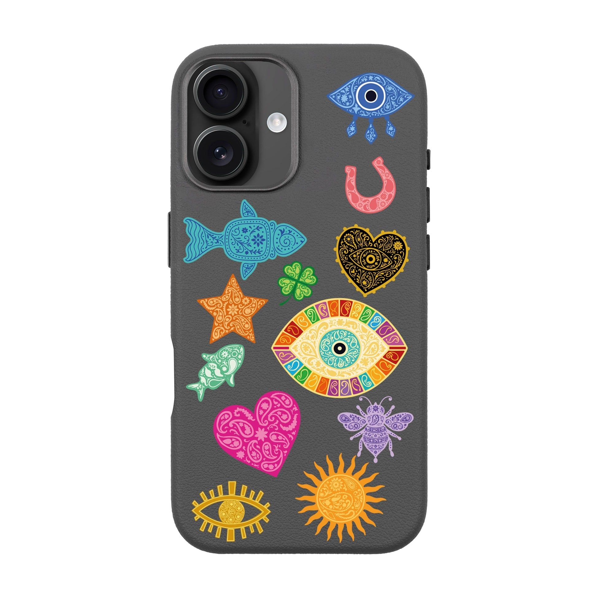 Charms By Berrin Özkan-Leather Premium Kılıf Magsafe Özellikli - Iphone 16