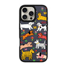 Cheerful Dogs-Plaid Kılıf Magsafe Özellikli - Iphone 16 Pro Max