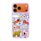 Cheerful Dogs-Signature Leather Kılıf Magsafe Özellikli - Iphone 17 Pro