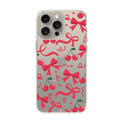 Cherry Ribbon-Solid Kılıf - Iphone 15