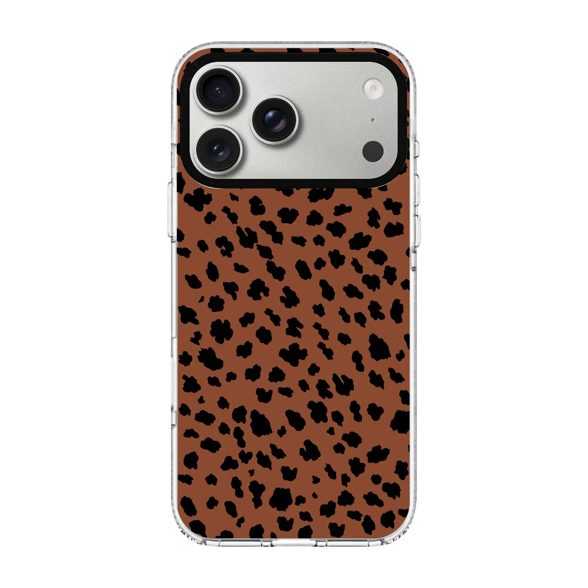 Classic Leopard-Clear Kılıf Magsafe Özellikli - Iphone 17 Pro