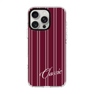 Classic Stripe-Clear Kılıf Magsafe Özellikli - Iphone 15 Pro