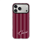 Classic Stripe-Clear Kılıf Magsafe Özellikli - Iphone 17 Pro Max