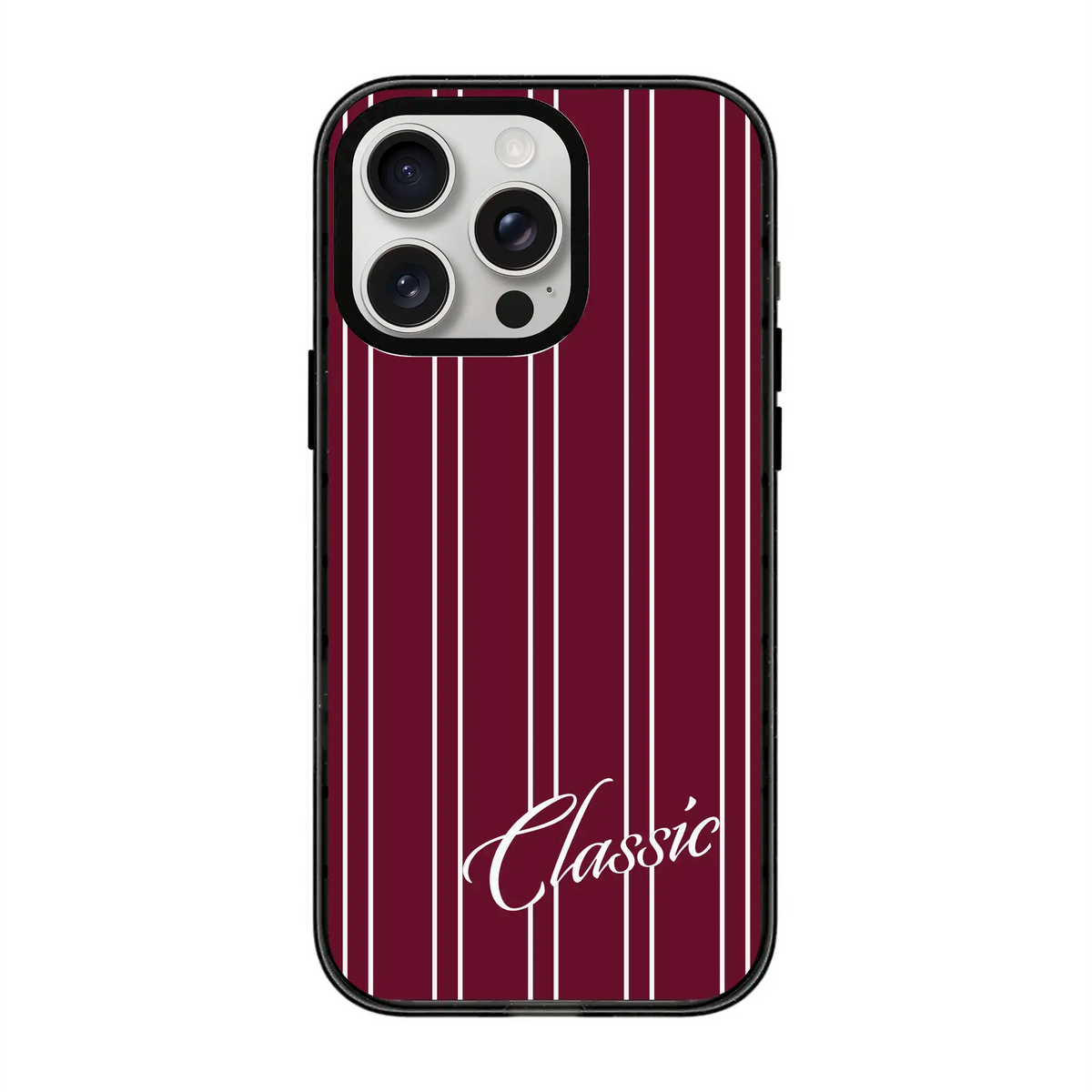 Classic Stripe-Power Kılıf - Iphone 15 Pro Max