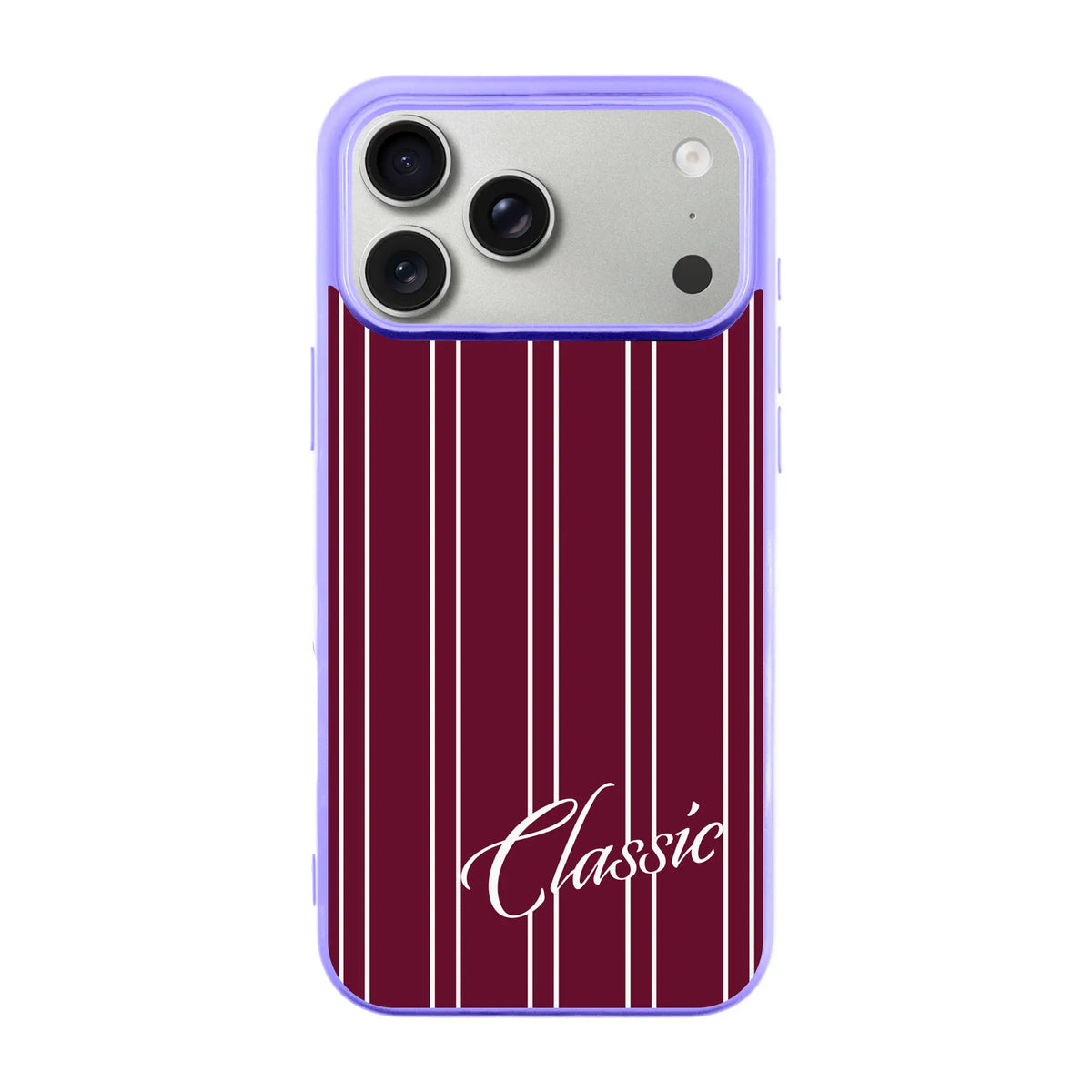 Classic Stripe-Ultra Silikon Kılıf-Iphone 17 Pro Max