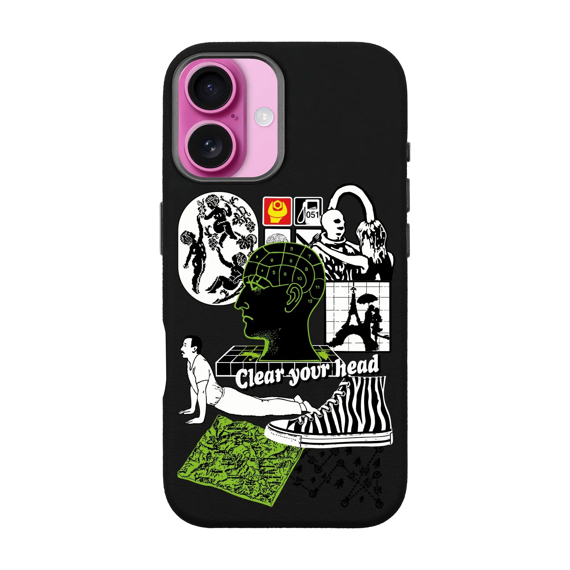 Clear Your Head-Leather Premium Kılıf Magsafe Özellikli - Iphone 16