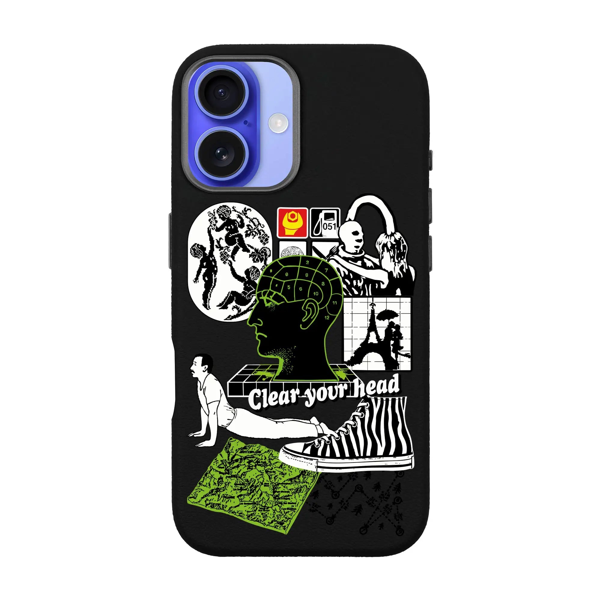 Clear Your Head-Leather Premium Kılıf Magsafe Özellikli - Iphone 16