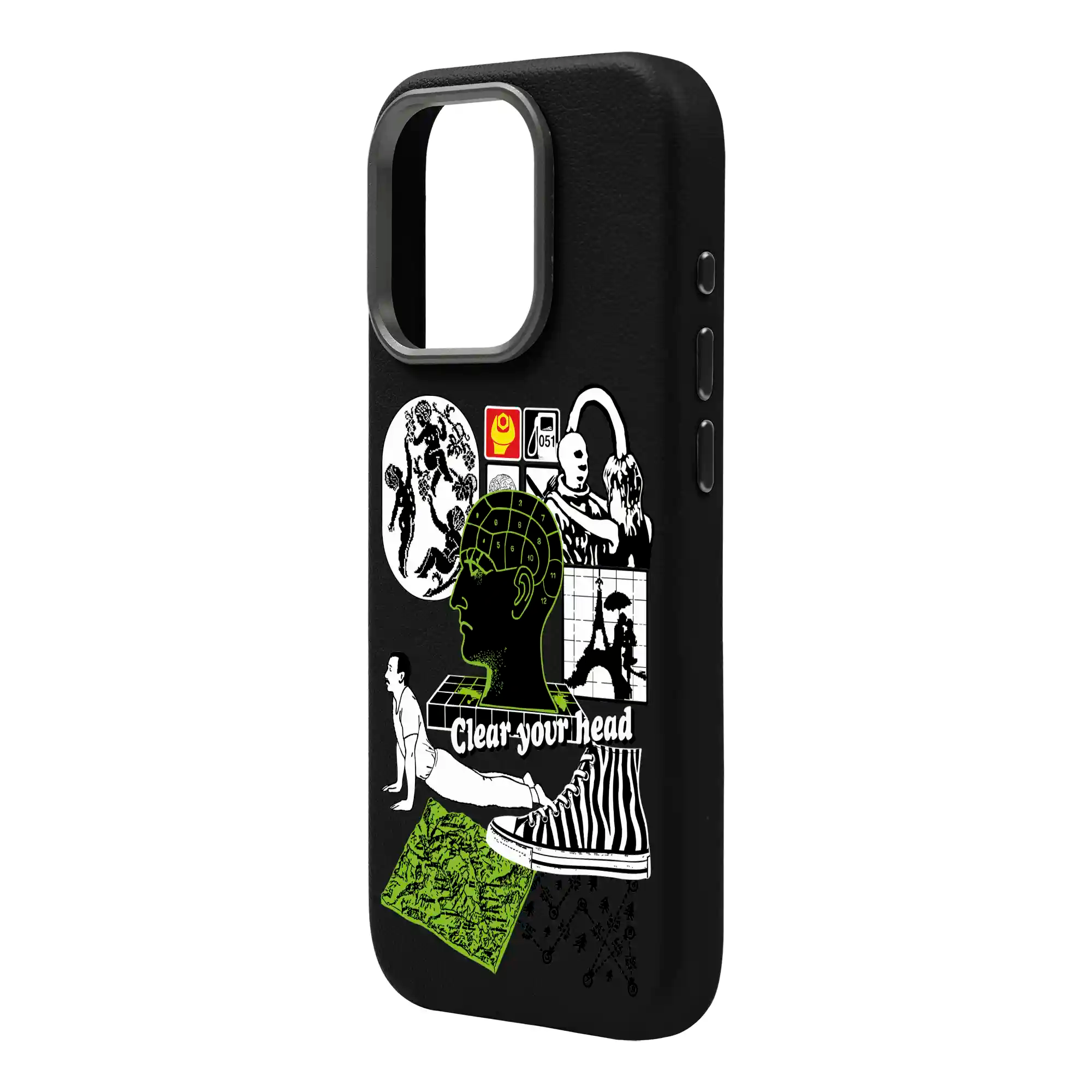 Clear Your Head-Leather Premium Kılıf Magsafe Özellikli - Iphone 16