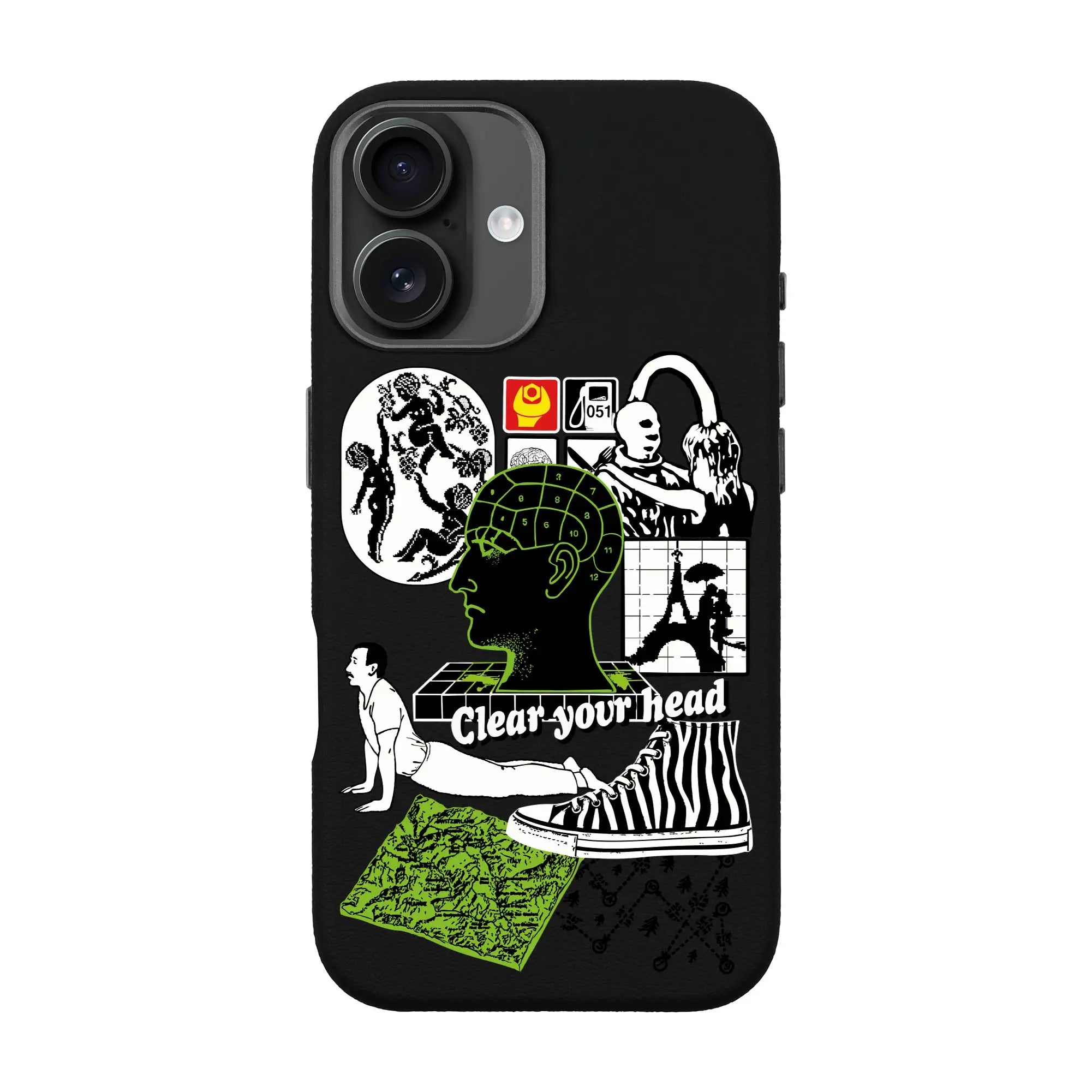 Clear Your Head-Leather Premium Kılıf Magsafe Özellikli - Iphone 16