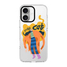 Crazy Cat-Clear Kılıf Magsafe Özellikli - Iphone 16E