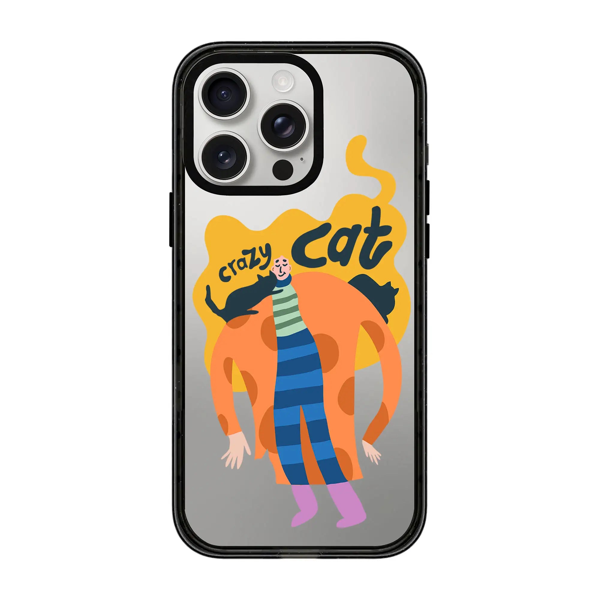 Crazy Cat-Power Kılıf - Iphone 16 Pro Max