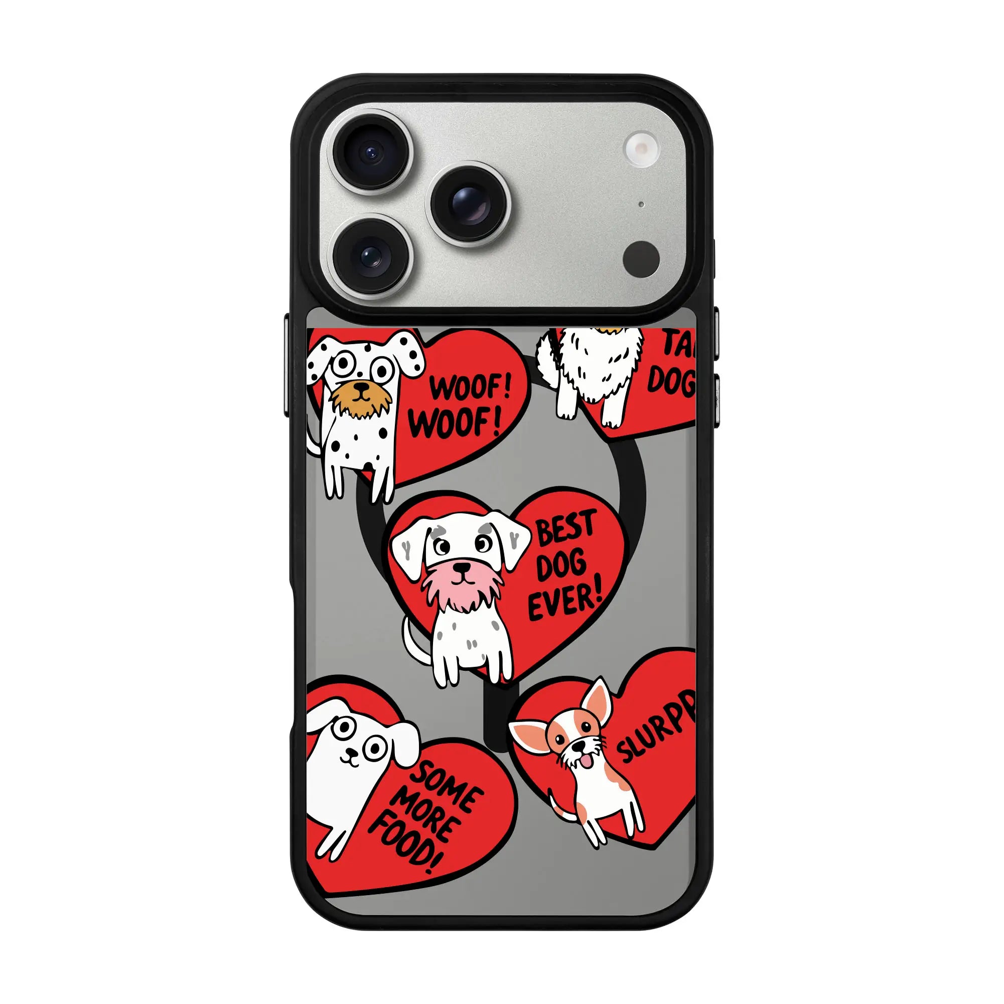 Dogs With Hearts-Blur Kılıf Magsafe Özellikli - Iphone 17