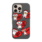Dogs With Hearts-Leather Premium Kılıf Magsafe Özellikli - Iphone 16 Pro Max
