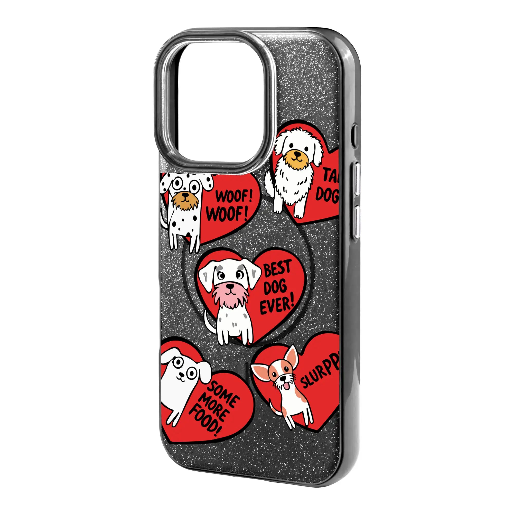 Dogs With Hearts-Radiant Kılıf Magsafe Özellikli - Iphone 16 Pro