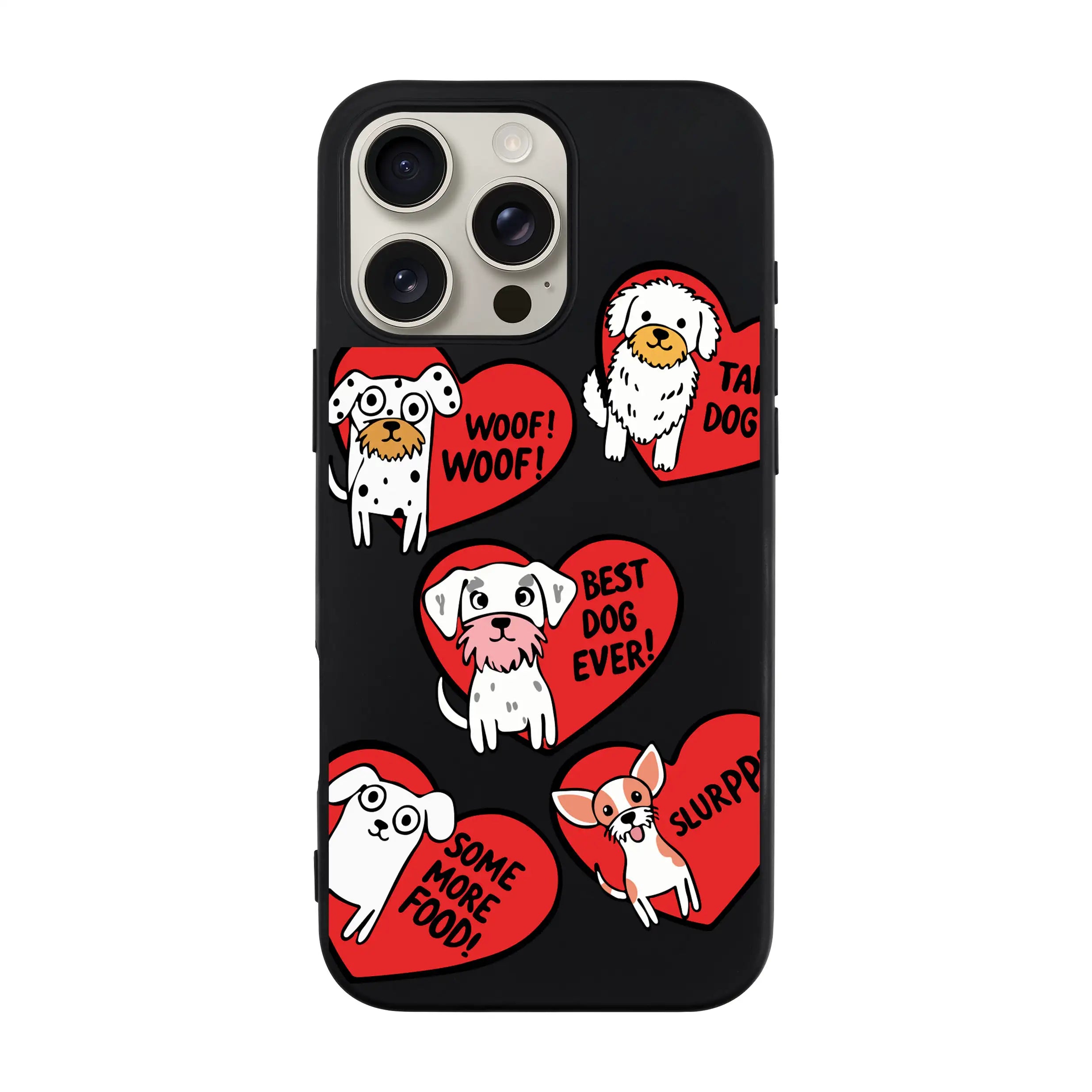 Dogs With Hearts-Ultra Silikon Kılıf-Iphone 16 Plus