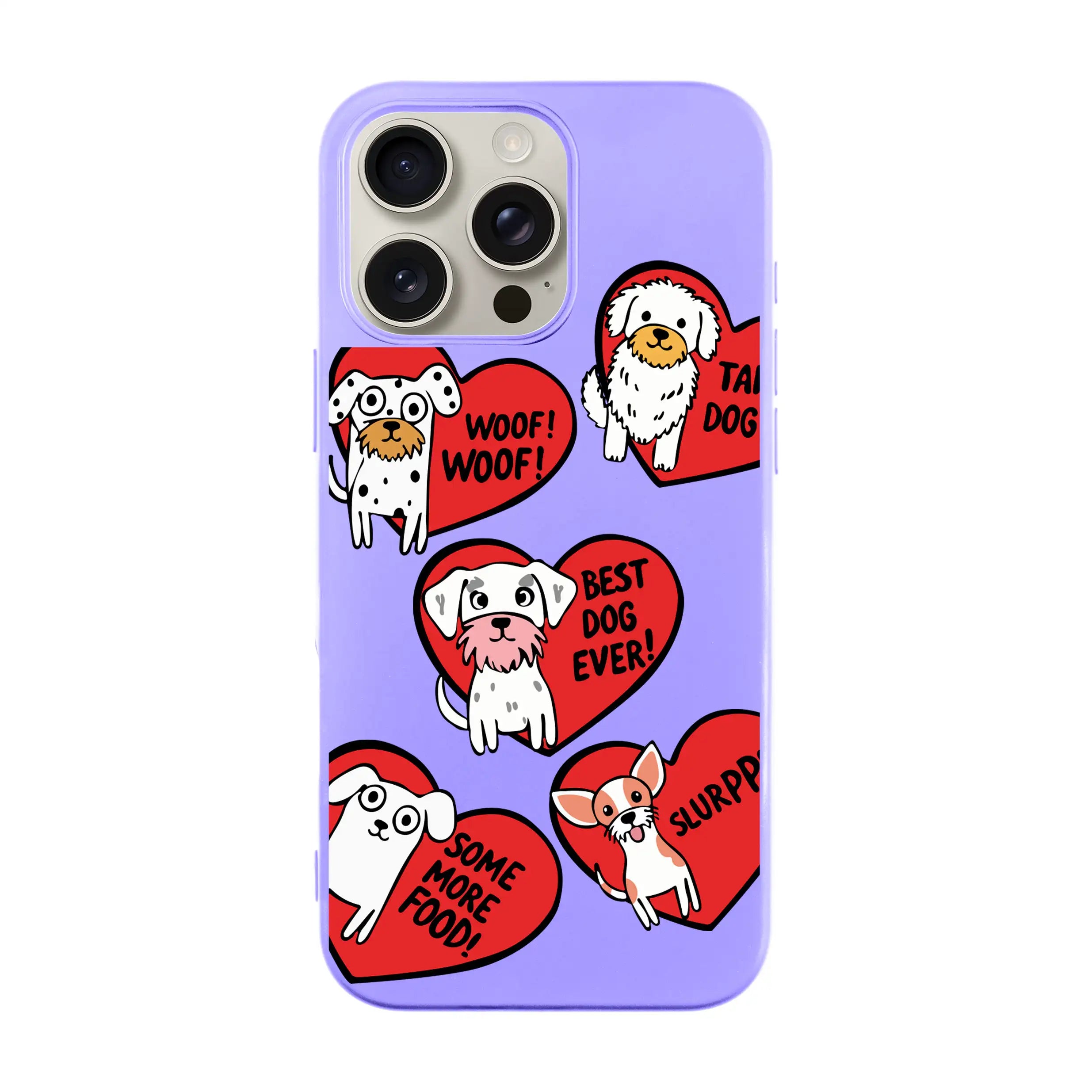 Dogs With Hearts-Ultra Silikon Kılıf-Iphone 16E