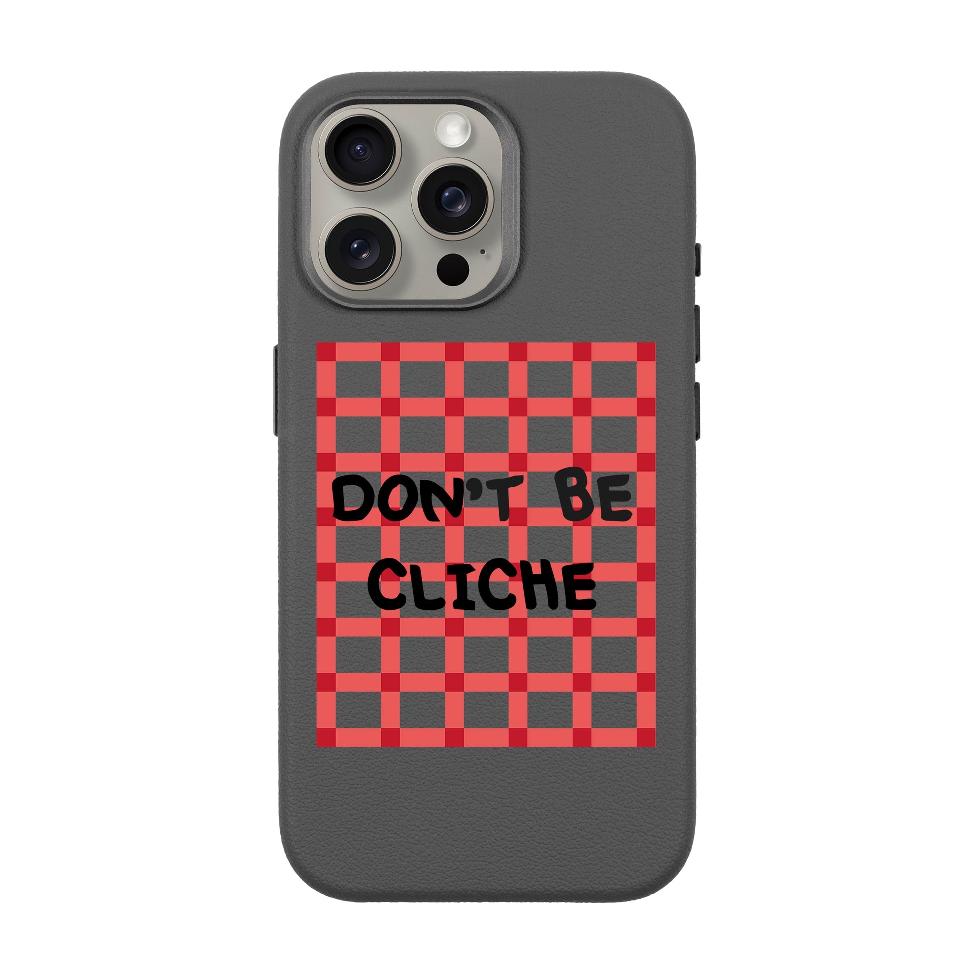 Don'T Be Cliche-Leather Premium Kılıf Magsafe Özellikli - Iphone 15 Pro Max