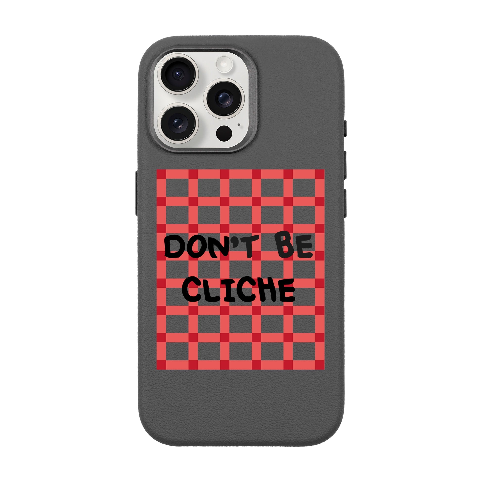 Don'T Be Cliche-Leather Premium Kılıf Magsafe Özellikli - Iphone 15 Pro Max