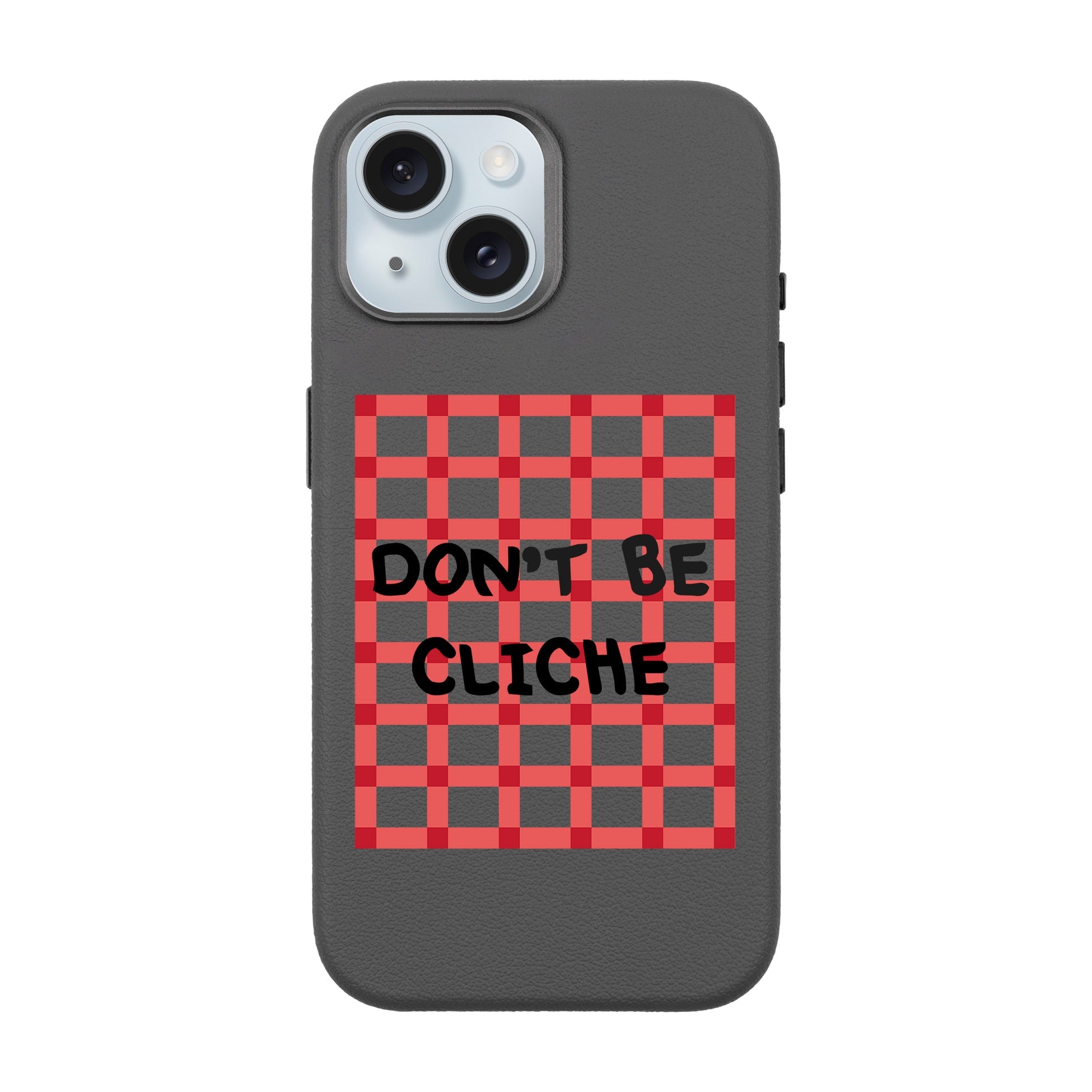 Don'T Be Cliche-Leather Premium Kılıf Magsafe Özellikli - Iphone 15