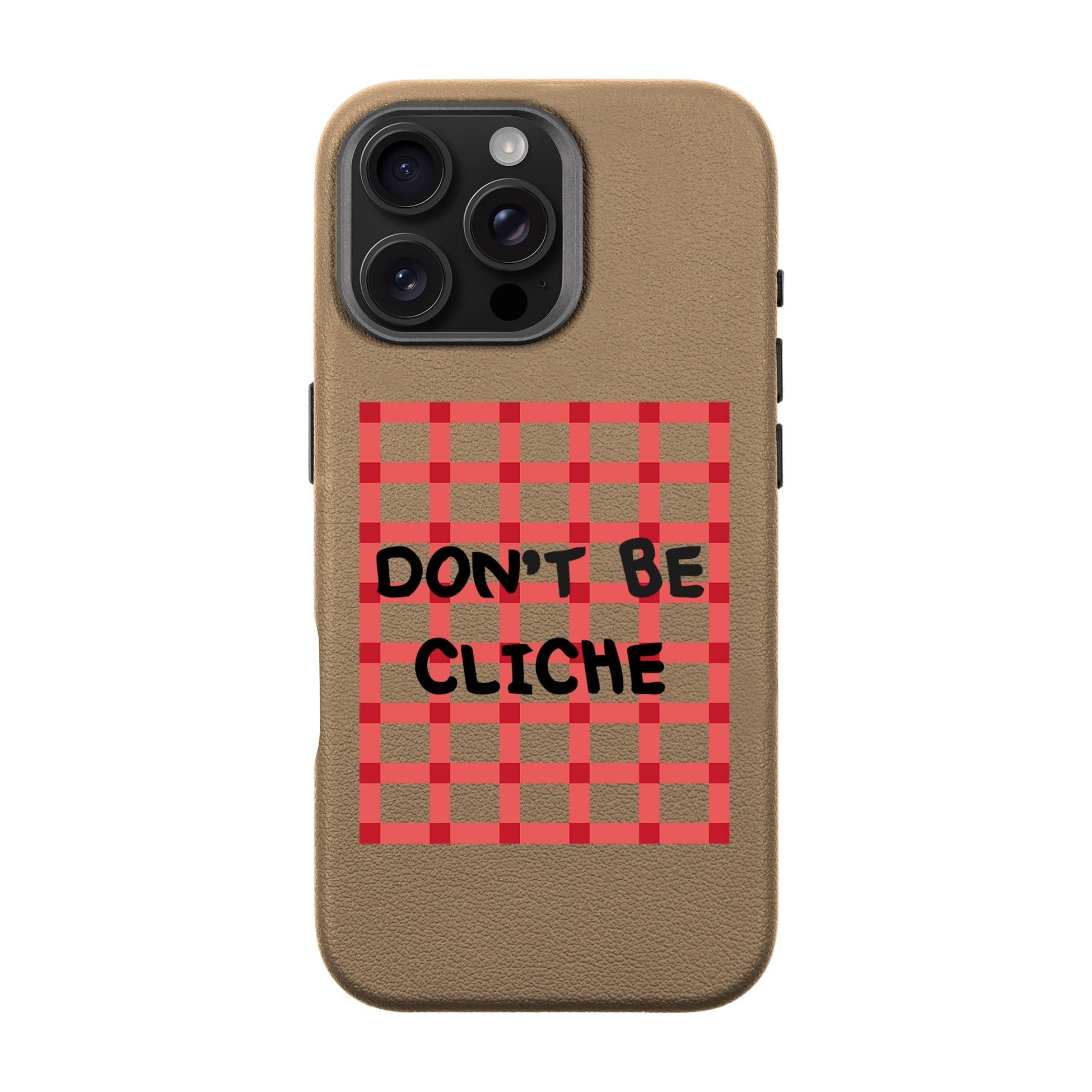 Don'T Be Cliche-Leather Premium Kılıf Magsafe Özellikli - Iphone 16 Pro Max