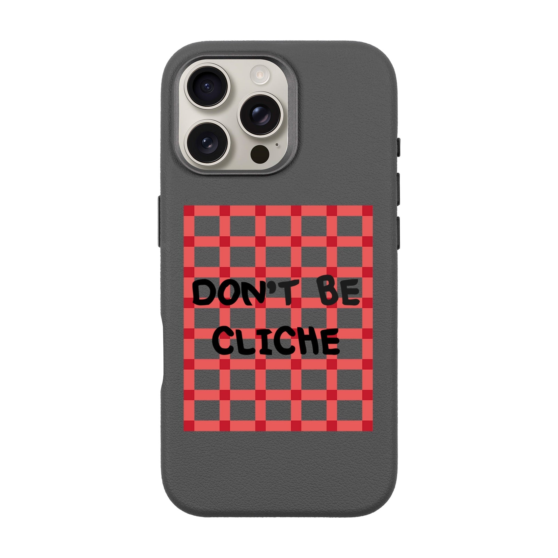 Don'T Be Cliche-Leather Premium Kılıf Magsafe Özellikli - Iphone 16 Pro Max
