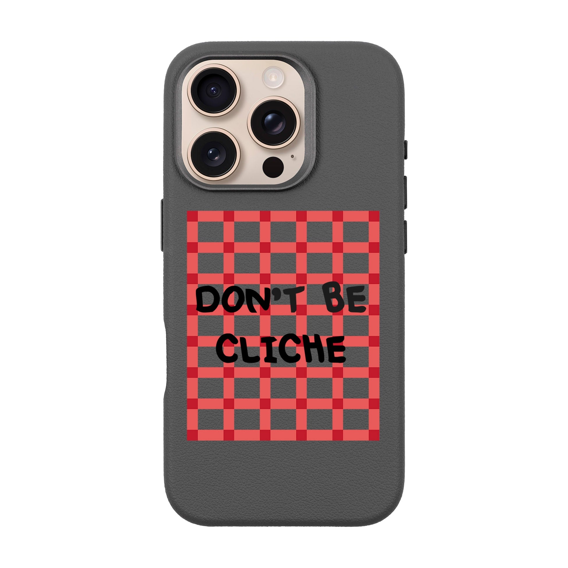 Don'T Be Cliche-Leather Premium Kılıf Magsafe Özellikli - Iphone 16 Pro