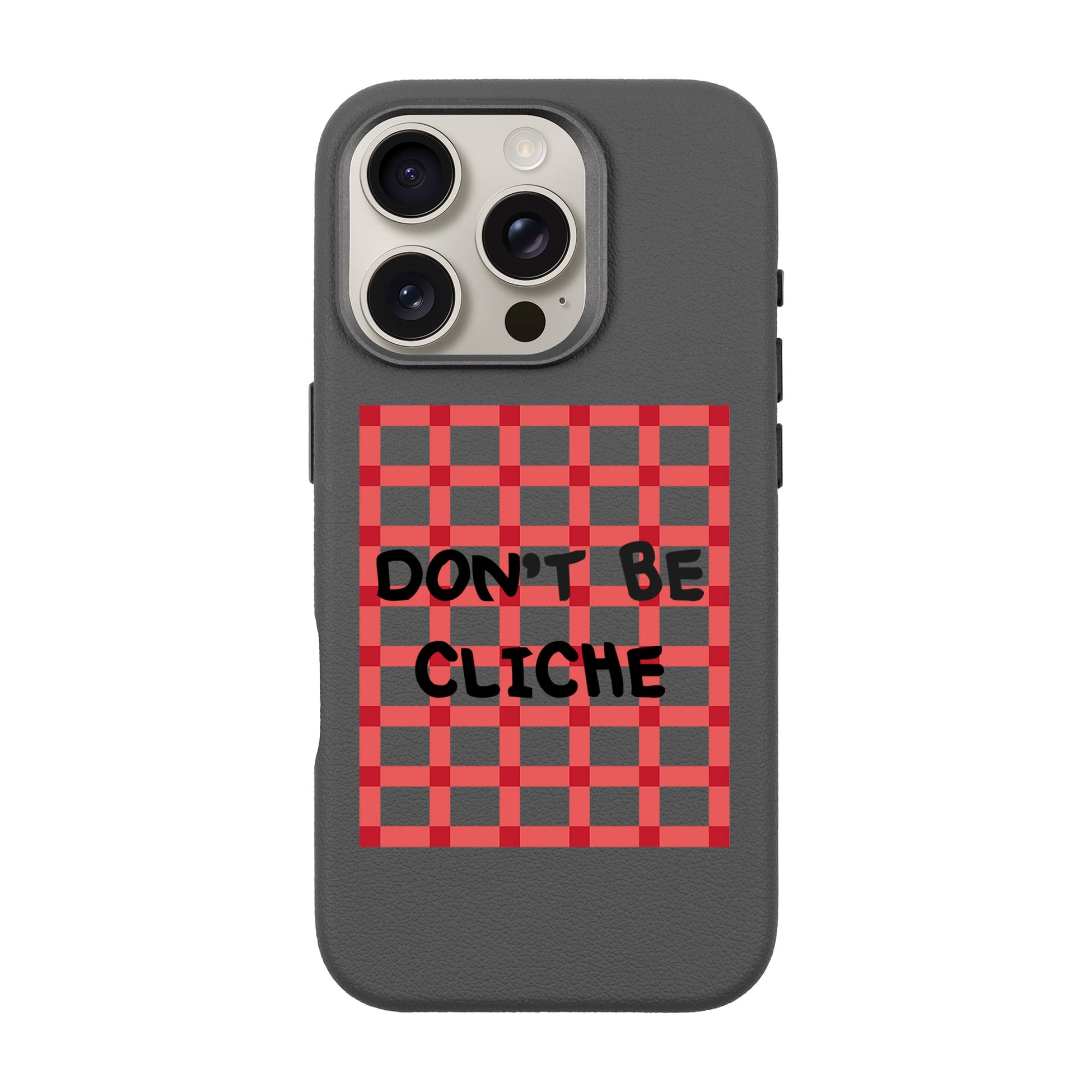 Don'T Be Cliche-Leather Premium Kılıf Magsafe Özellikli - Iphone 16 Pro