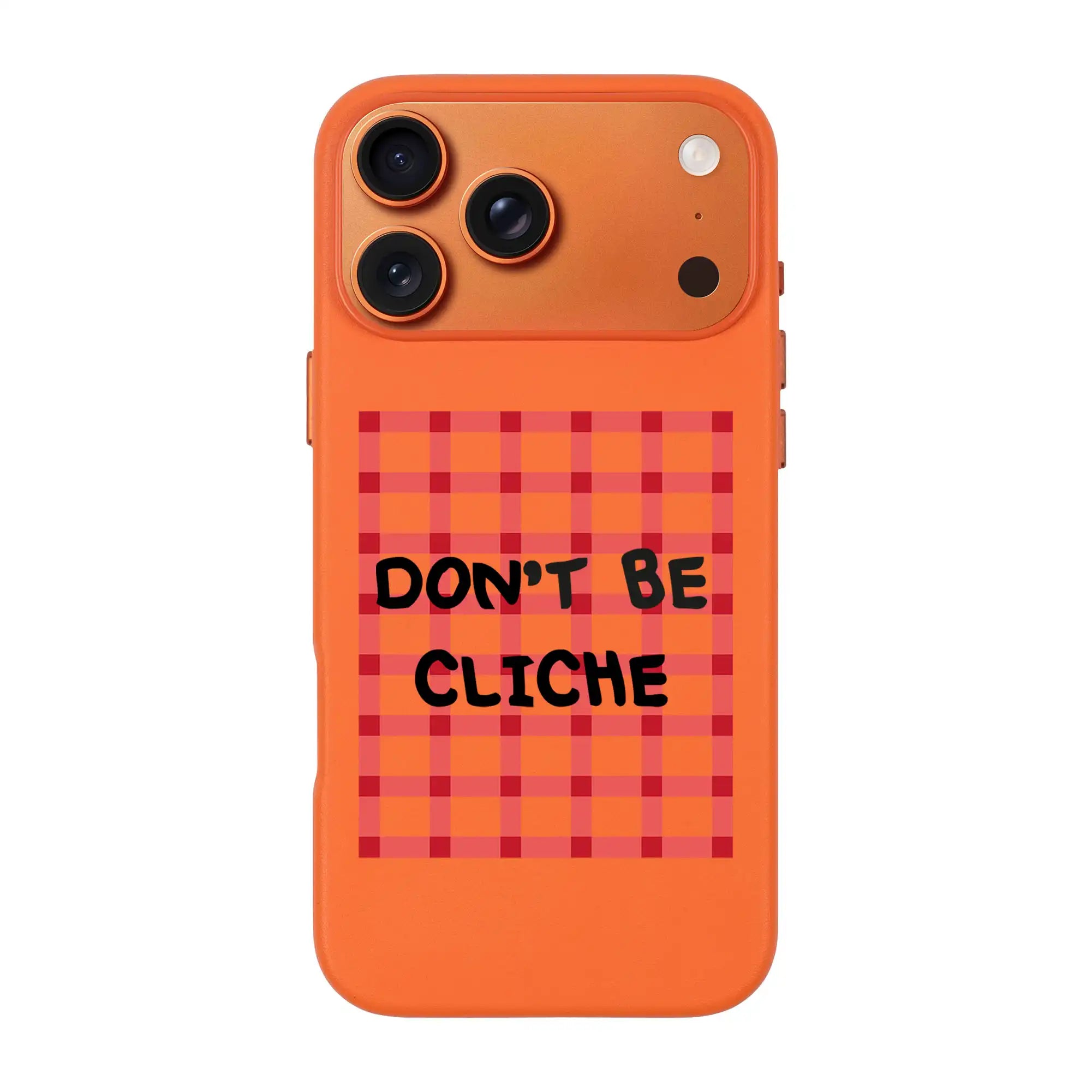 Don'T Be Cliche-Signature Leather Kılıf Magsafe Özellikli - Iphone 17 Pro Max