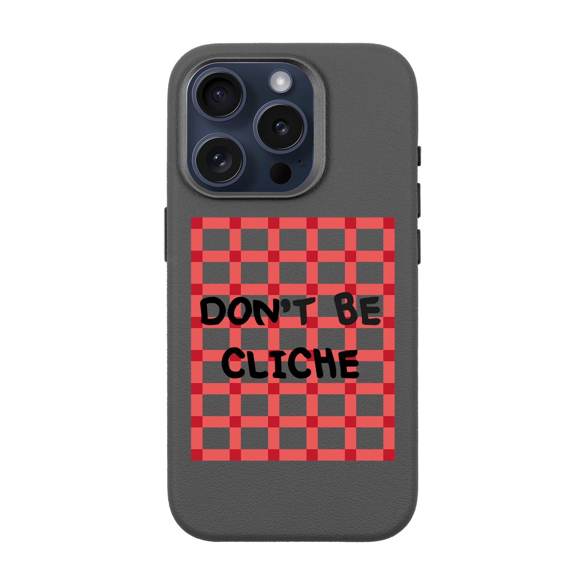 Don'T Be Cliche-Leather Premium Kılıf Magsafe Özellikli - Iphone 15 Pro