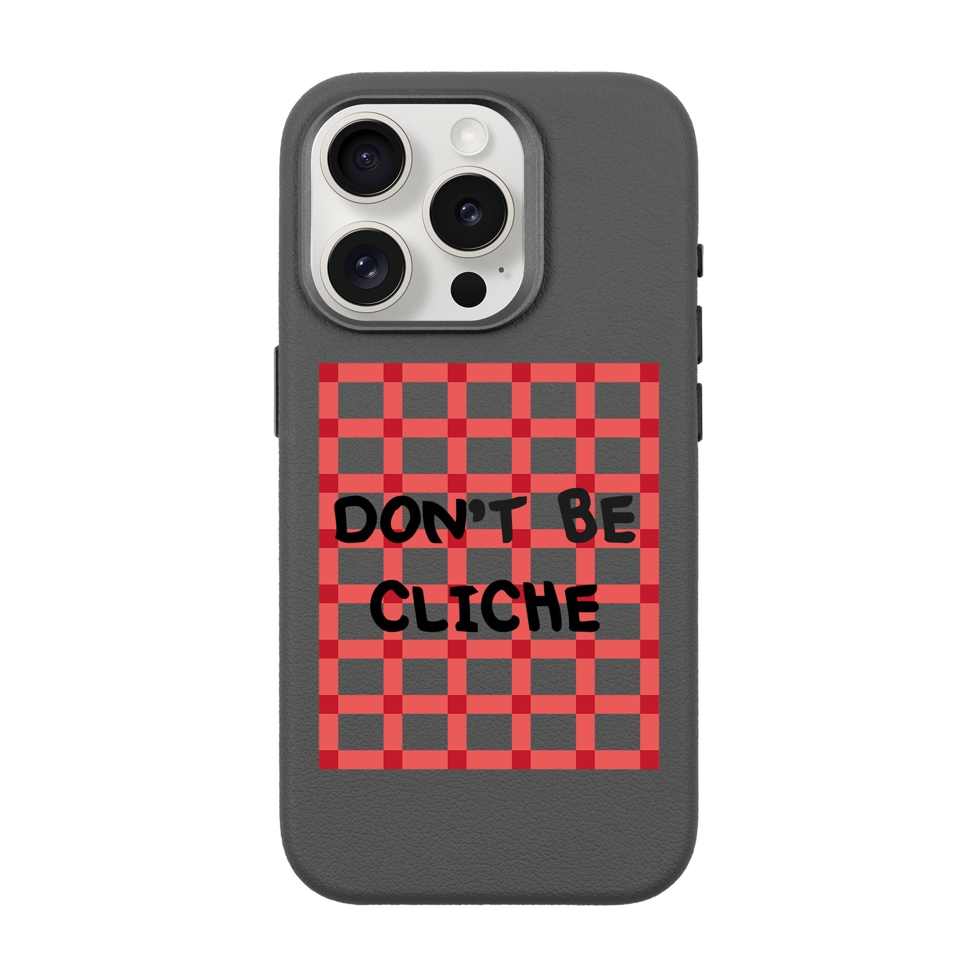 Don'T Be Cliche-Leather Premium Kılıf Magsafe Özellikli - Iphone 15 Pro