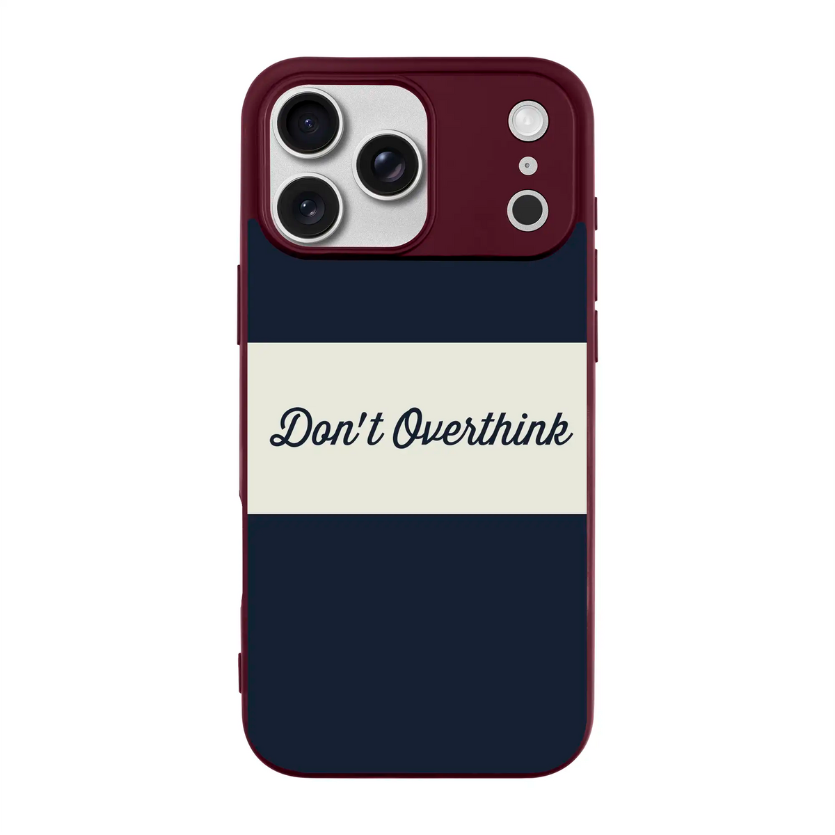 Don’T Overthink-Ultra Silikon Kılıf-Iphone 17 Pro