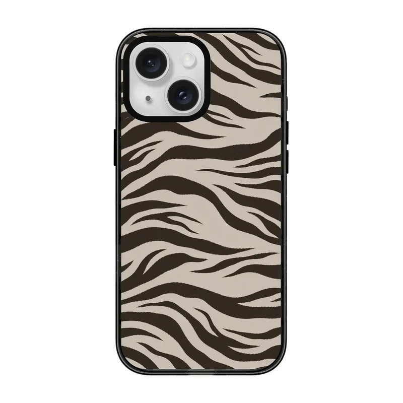 Espresso Zebra-Power Kılıf - Iphone 15 Plus